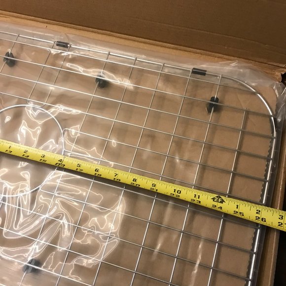 Serene Valley Sink Protector Basin 26-1/16" x 14-1/16" Stainless Steel NLW2614C - Picture 9 of 11